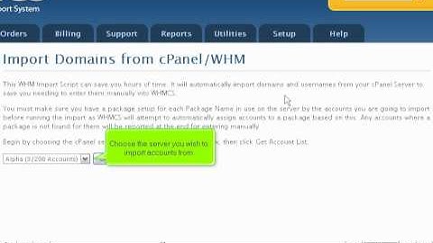 How to import cPanel/WHM domains into WHMCS - WHMCS Tutorials