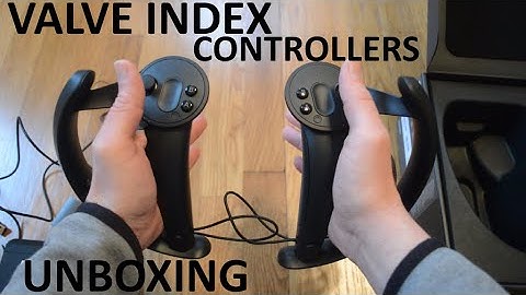 Unboxing Valve Index Virtual Reality Controllers