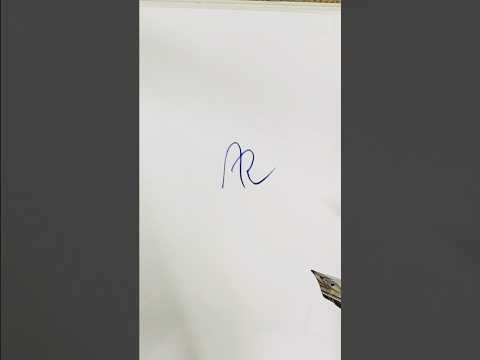 AR Short Signature. #signature #style #calligraphy #music #reels #trending #stylish #drawing