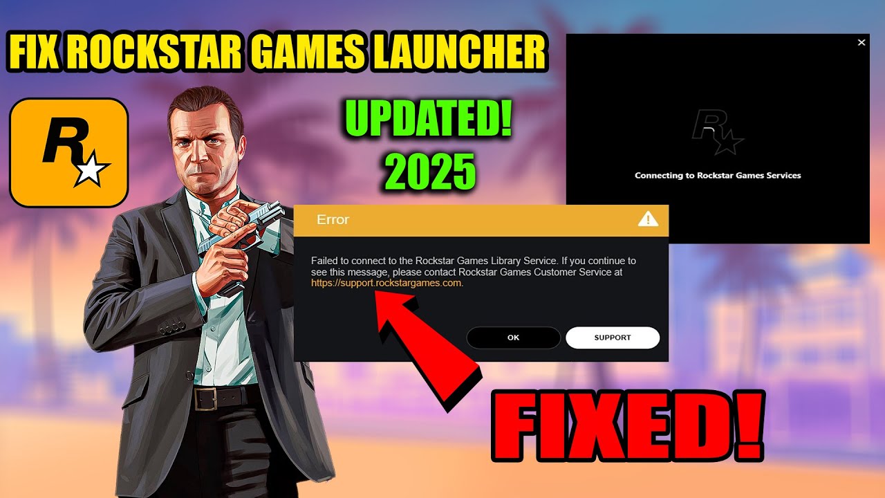 How To Fix Rockstar Games Launcher Not Opening / Working In 2025 - YouTube