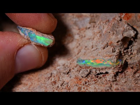 Wildfire Opal Found While Working Underground!