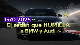 Genesis G70 2025 Detalles Interior, Exterior, Precio (de LUJO)