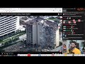 Hasanabi Reacts - Miami Building Collapse