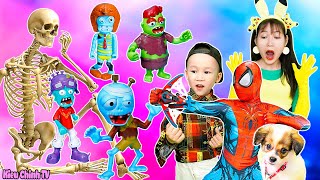 Chị Em Bất Ổn P3| Kiều Chinh Và Siêu Nhân Nhện Tiêu Diệt Zombie Giải Cứu Chó Lucky 💗 Kieu Chinh TV