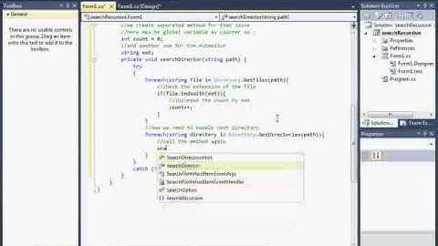 Searching file recursively with specified extension using c# 2010