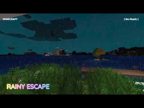 Minecraft Forest Rain Ambience 🌧️ Peaceful Nature Sounds for Study, Focus & Relax