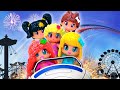 ✨ ¡Las JUNIOR CONSTRUYEN un PARQUE DE ATRACCIONES!💕 | Pinypon City