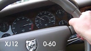 Jaguar XJ12 X305 0-60 acceleration Jaguar V12 Xj12 Series 3 Acceleration 0 100 Almost