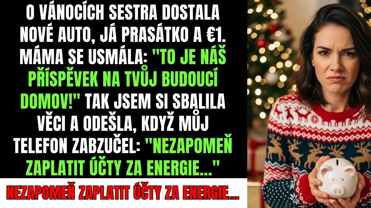 O Vánocích Sestra Dostala Nové Auto, Já Prasátko A €1. Máma Se Usmála 