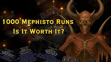 1000 Hell Mephisto Runs To Gear New Character (Loot Highlights)