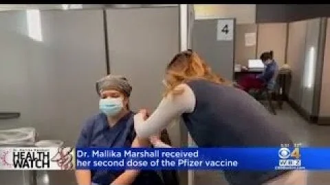 Dr. Mallika Marshall Receives Second Dose Of Pfizer Vaccine