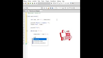 How to Reverse a Number using C language