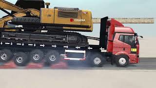 Truck vs Speed bumps Spintires : mudrunner screenshot 4