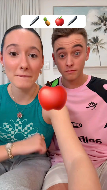 PEN 🖊️ PINEAPPLE 🍍 APPLE 🍎 PEN 🖊️ TIKTOK FILTER!
