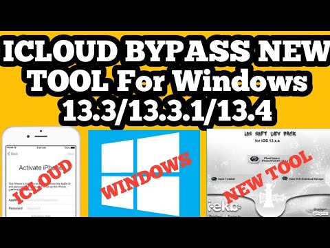 iCloud Bypass One Click New Tool for windows iOS 13.3.1/13.3 To iOS 13.4