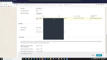 Blackboard Grade Center