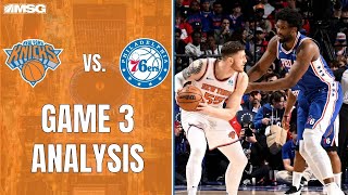 Knicks Fall In Game 3 As Embiid Scores 50 In Physical Affair | New York Knicks