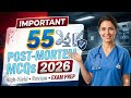 55 Post Mortem MCQs NCLEX NMC AHPRA NMBA DHA HAAD MOH NCSBN GMC ANMAC Exams 2026 Guide