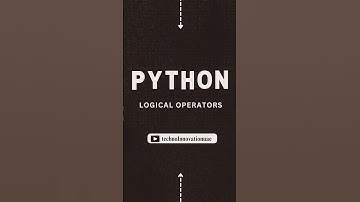 Master Python Logical Operators! 🧑‍💻 AND, OR, NOT Explained in Seconds! #Python #CodingTips