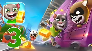 Talking Tom Gold Run - Gameplay Walkthrough Part 3 - Tom Gold Rush (iOS, Android)