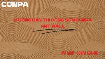 Thi công sơn cát Conpa Art Wall - Dụng cụ số 02 - Hotline - 0931927778   Conpa Viet nam