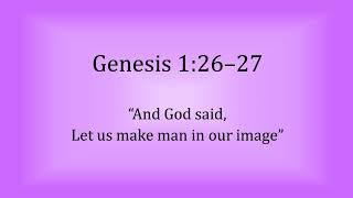 Genesis 1:26–27 - “And God said, Let us make man in our image” - Scripture Song Genesis 1 26 Scripture Song Let Us Make Man In Our Own Image