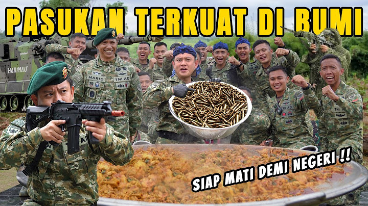 NGERI! MASAK SAMBIL LATIHAN PERANG BARENG PASUKAN TERKUAT