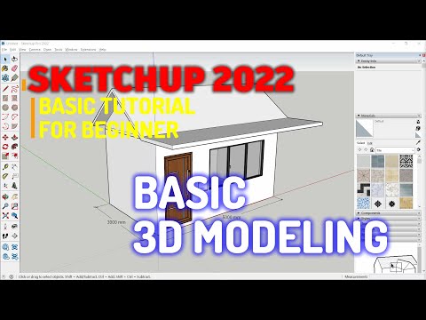 Video: Hoe maak je een model in SketchUp?