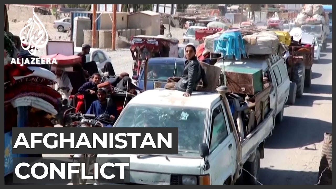 تجبر المعارك في أفغانستان الآلاف على الفرار