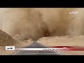 عاصفة رملية تجتاح منطقة هايشي الصينية