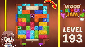 Wood Block Jam Level 193 Solution Walkthrough