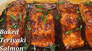 Quick \& Easy Baked  Teriyaki Salmon Recipe | Teriyaki Salmon | 30 minutes  @ToyasKitchen