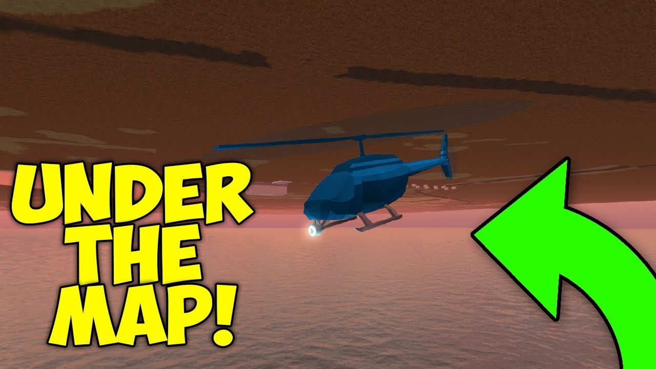 Under The Map Glitch Roblox Jailbreak Youtube - don t fall in jailbreak map old map roblox