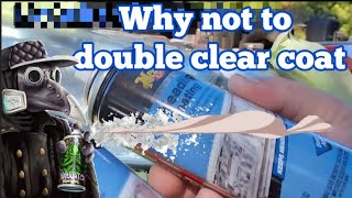 Why not to double clear coat headlights  HEADLIGHT RESTORATION