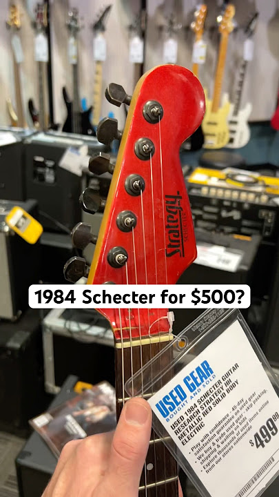 Is it worth the $500? #schecter #schecterstrategy #strat #vintageguitar #guitar #superstrat #guitars