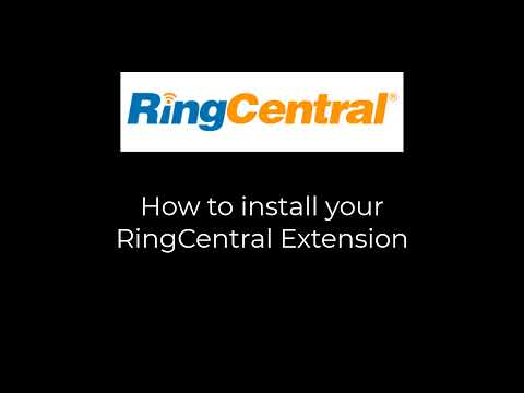 How to login to RingCentral Chrome Extension