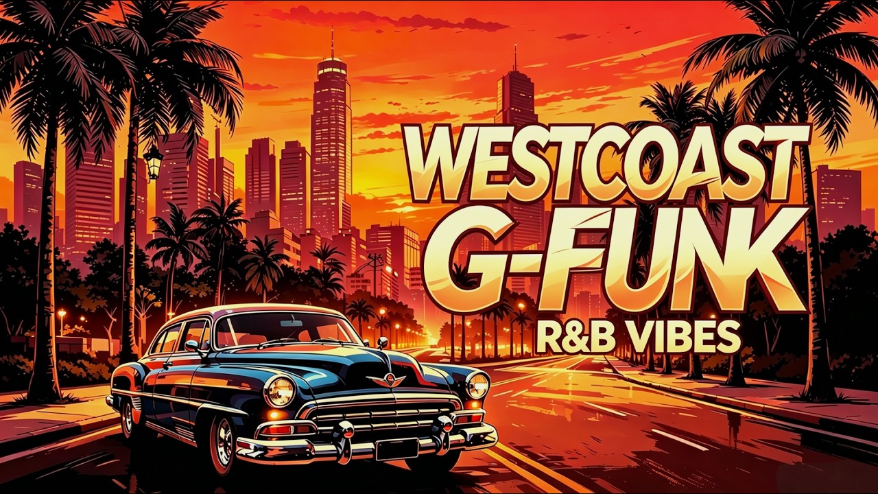 Midnight In California 🌌 Smooth G-Funk & Chill R&B Mix to Relax