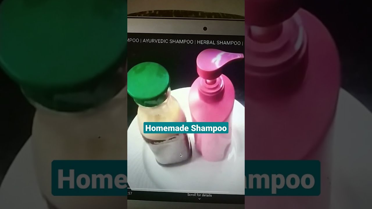 Homemade Herbal Shampoo / #shorts / Natural Shampoo / Natural Herbal Shampoo / Homemade Shampoo | Indian Mom