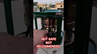Kerosene Oil Stove Not Safe Not Recommended.