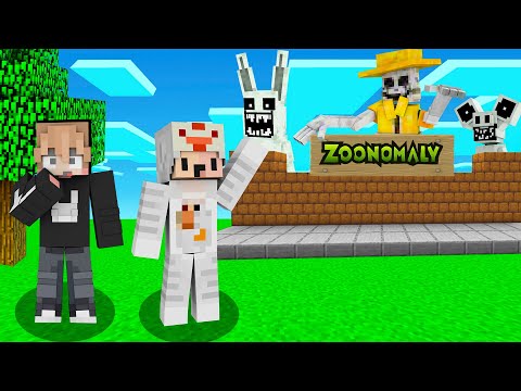 KITA MEMBUAT KEBUN BINATANG ZOONOMALY DI MINECRAFT!!