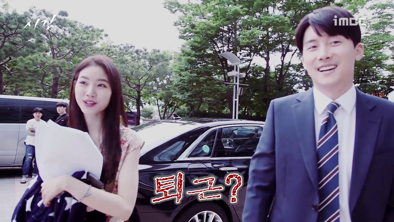 [#시간] 배우들이 다 모인 기자회견씬 #makingfilm #MBC비하인드