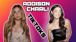 Charli D&#39;amelio VS Addison Rae TikTok Dance Compilation 2021 NEW *REACTION* 🤭