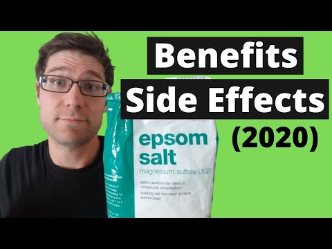 EPSOM SALT (Magnesium Sulfate) Benefits and Side Effects (2020)