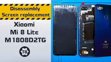 Xiaomi Mi 8 Lite (M1808D2TG) Screen replacement & disassembly