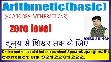 Number system basic for beginners by Ambuj sir