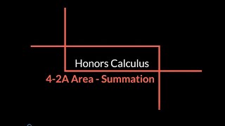 4-2A Area - Summation