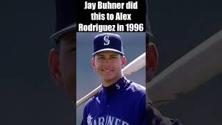 Jay Buhner did this to A Rod in 1996!!