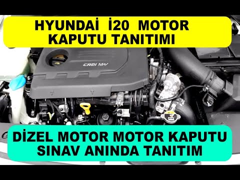Hyundai İ20 Motor Kaputu Tanıtımı Sınavda Bilmemiz Gerekenler Neler