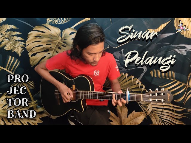 Sinar Pelangi - PROJECTOR BAND | Fingerstyle cover + drum by Faiz Fezz class=