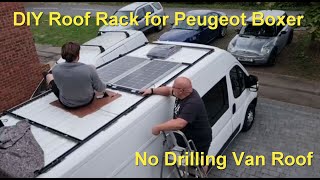Diy roof rack for solar    Peugeot Boxer / Relay / Ducato / Promaster  Camper Van | EP02